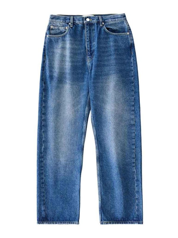 STUDIO NICHOLSON: straight leg jeans - Jeans