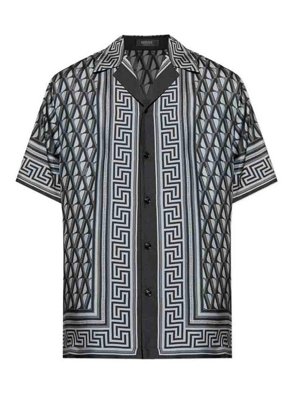 VERSACE: Camisas - Camisa - Gris