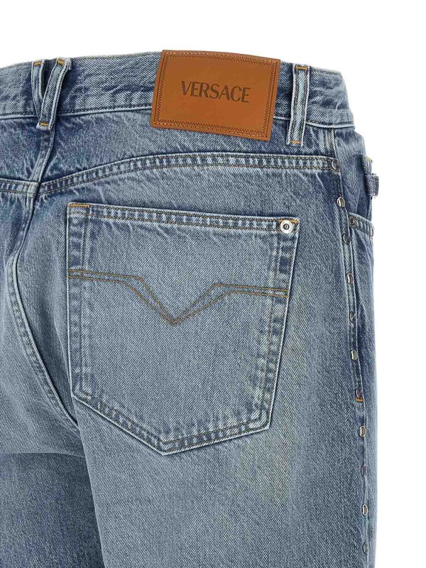 VERSACE: Jeans Rectos online - Vaqueros Rectos - Azul