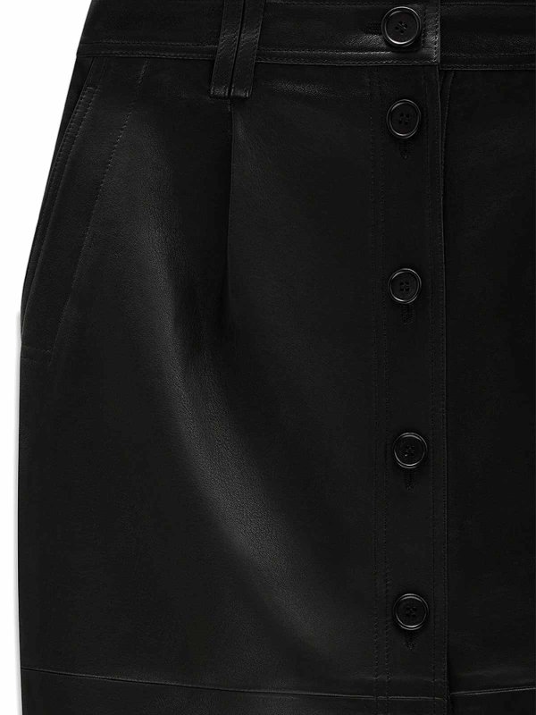 ANINE BING: ニーレングススカート＆ミディ丈 online - 膝丈/ミディスカート - 黒