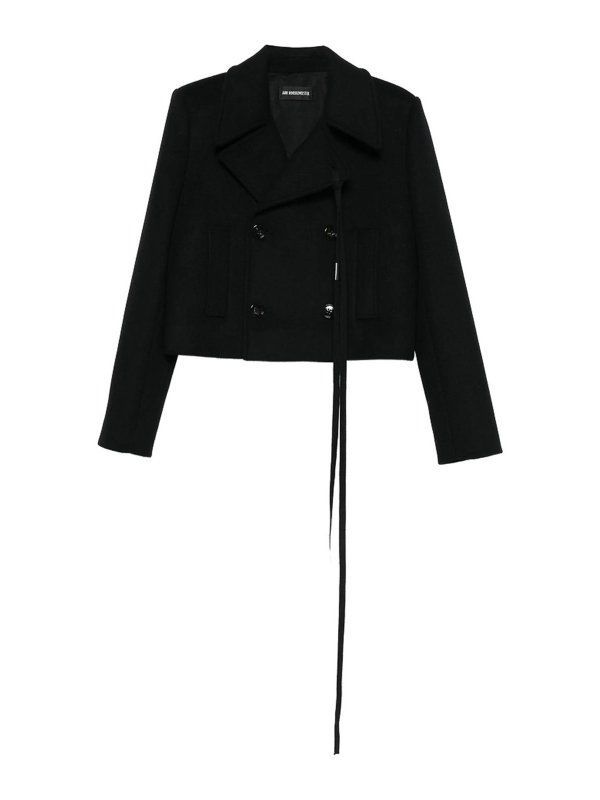ANN DEMEULEMEESTER: knee length coats - Coat