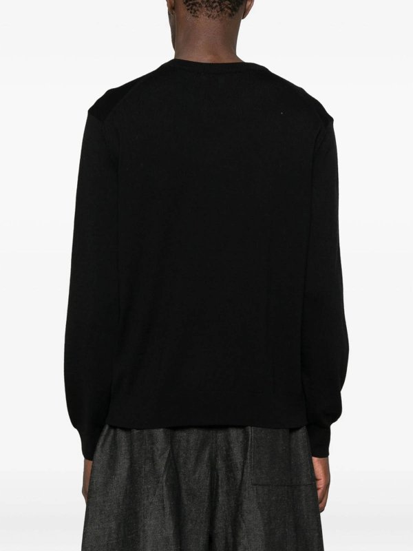 クルーネック - 黒 shop online: MAISON KITSUNÉ