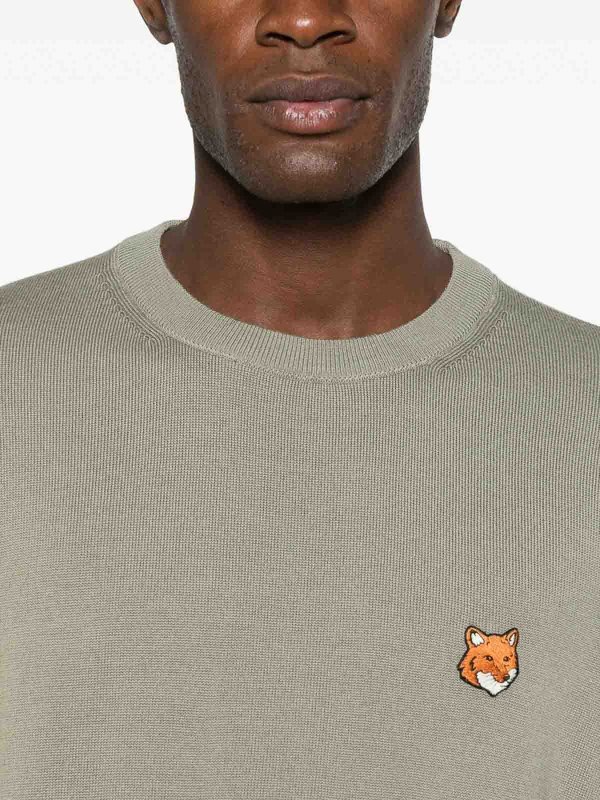 MAISON KITSUNÉ buy online クルーネック - 緑