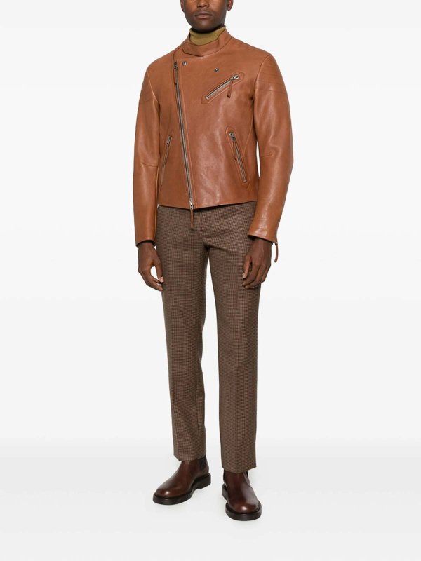 TOM FORD: leather coats online - Leather Outerwear