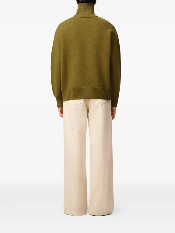 クルーネック - ダークグリーン Replica 
online: AMI PARIS