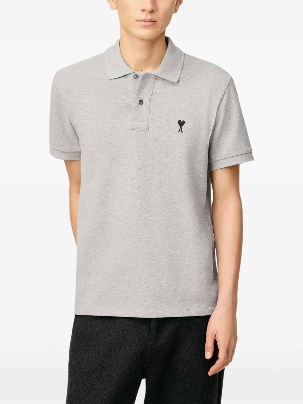 AMI PARIS buy online Poloshirt - Hellgrau