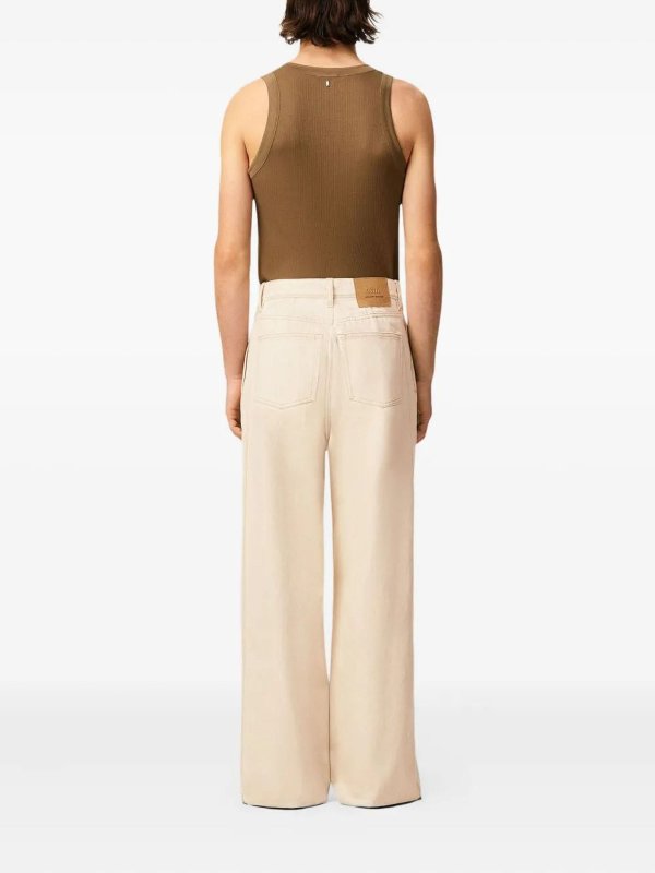 ストレートジーンズ - ライトベージュ shop online: AMI PARIS