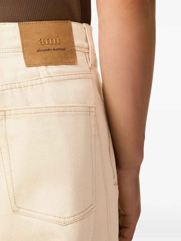 AMI PARIS buy online ストレートジーンズ - ライトベージュ