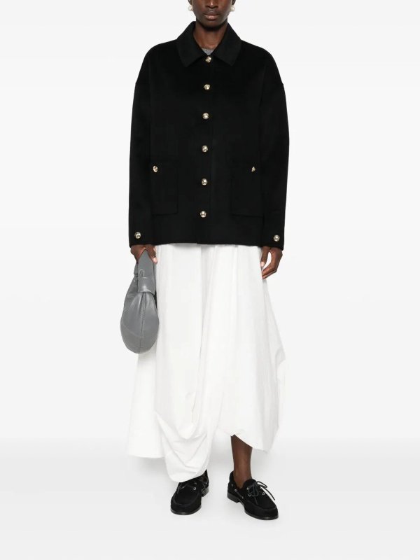 ANINE BING: ニーレングスコート online - 膝丈コート - 黒