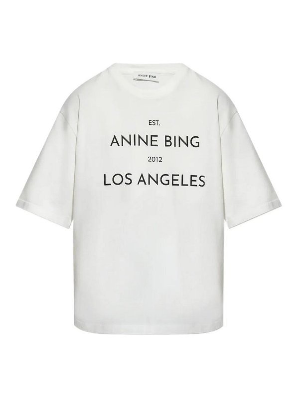 ANINE BING: クルーネック - クルーネック - 白