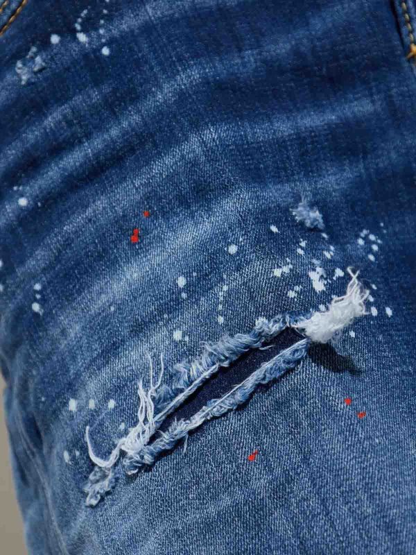 DSQUARED2 buy online Vaqueros Rectos - Azul Oscuro