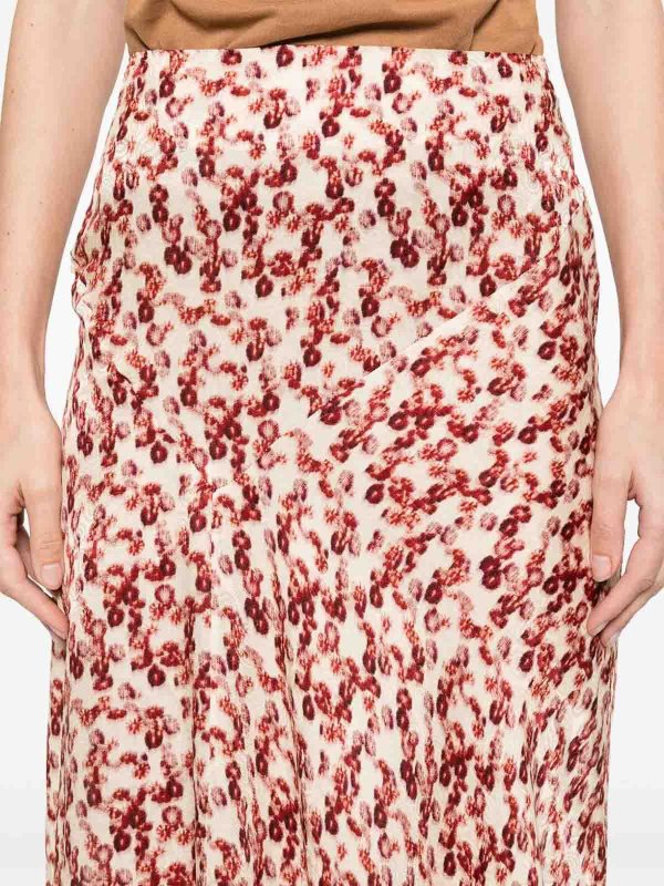 ISABEL MARANT buy online Langer Rock - Hellbeige