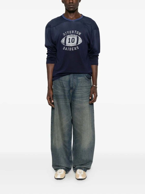 Maison Margiela: Tシャツ online - Tシャツ - ブルー