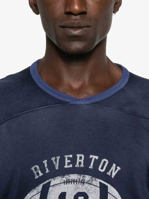 Tシャツ - ブルー Replica 
online: Maison Margiela