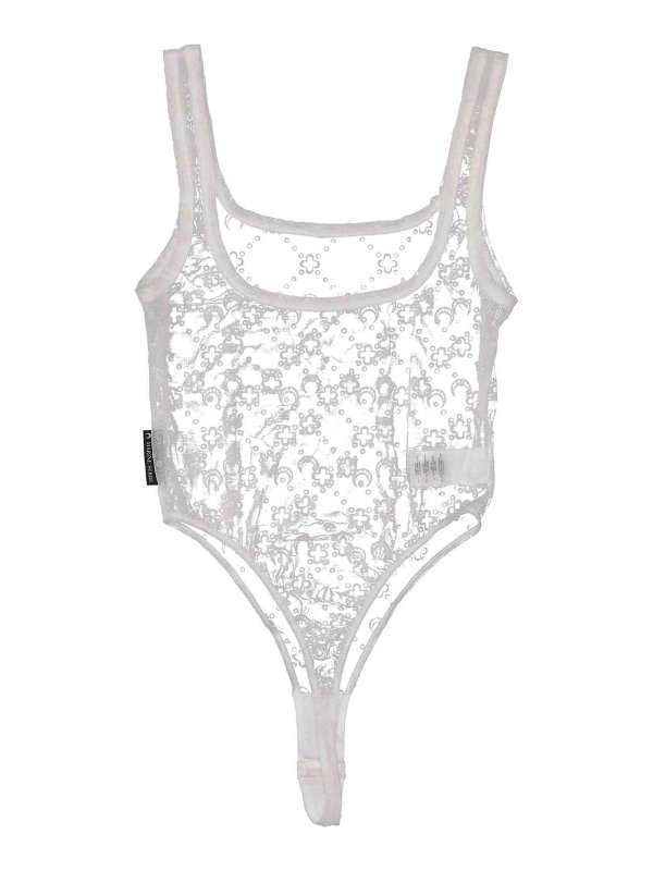 MARINE SERRE: Tops und Tank Tops online - Top - Creme