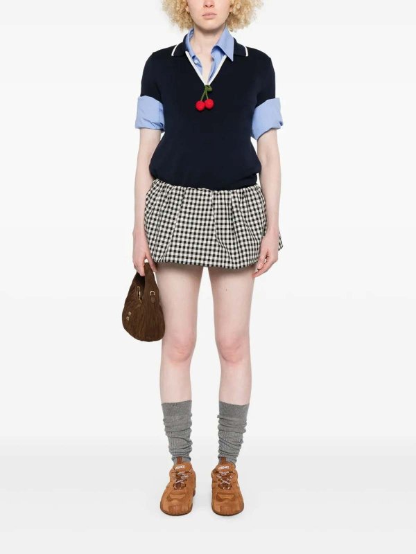 MIU MIU: Knee length skirts & Midi online - Gonne Vichy