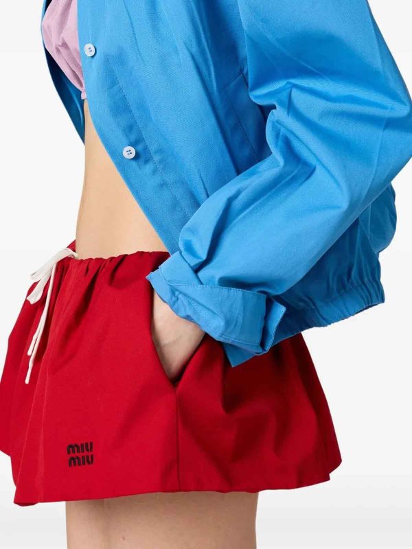 The Best Shops MIU MIU: Poplin skirts