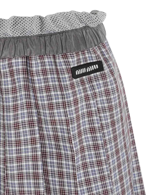 The Best Shops MIU MIU: Knee length skirts & Midi - Gonne Check
