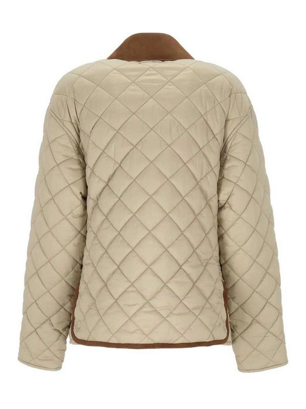 MIU MIU: leather jacket online - Pongetec+Suede Jackets