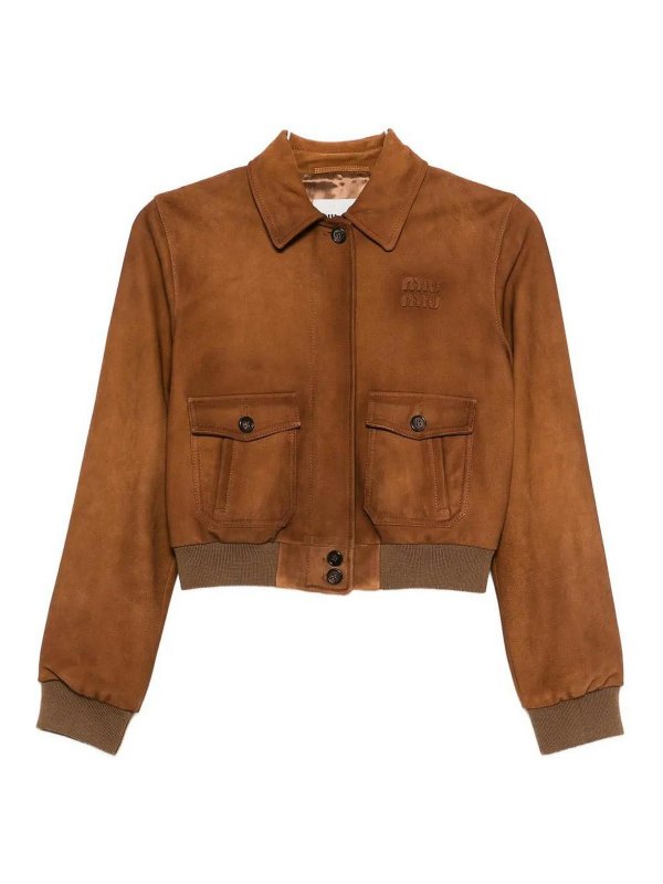 MIU MIU: leather jacket - Leather jacket