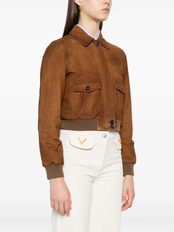 The Best Shops MIU MIU: leather jacket - Leather jacket