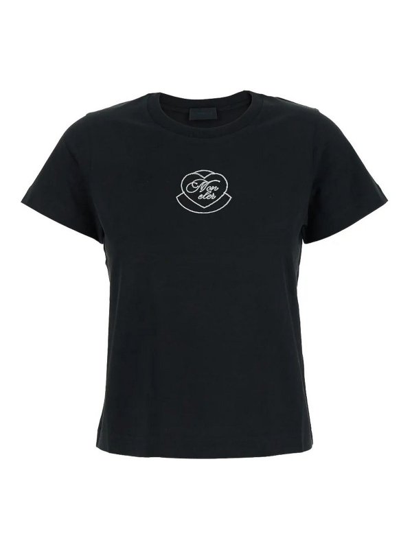 MONCLER: Camisetas - Camiseta - Negro