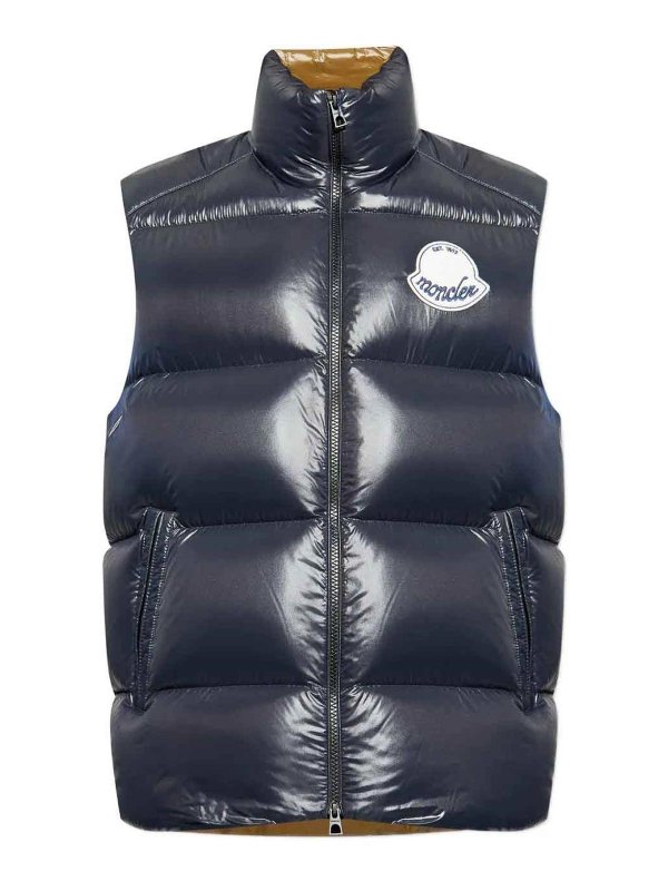 MONCLER: Chalecos - Chaleco - Negro