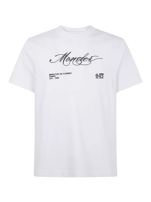 MONCLER: Camisetas - Camiseta - Blanco