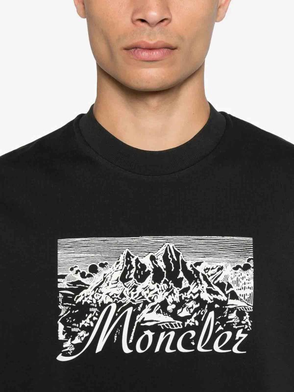 Camiseta - Negro Replica 
online: MONCLER