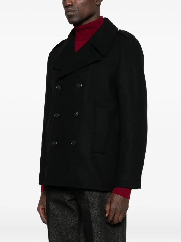 The Best Shops SAINT LAURENT: knee length coats - Manteau M42I Retouche Army Feu