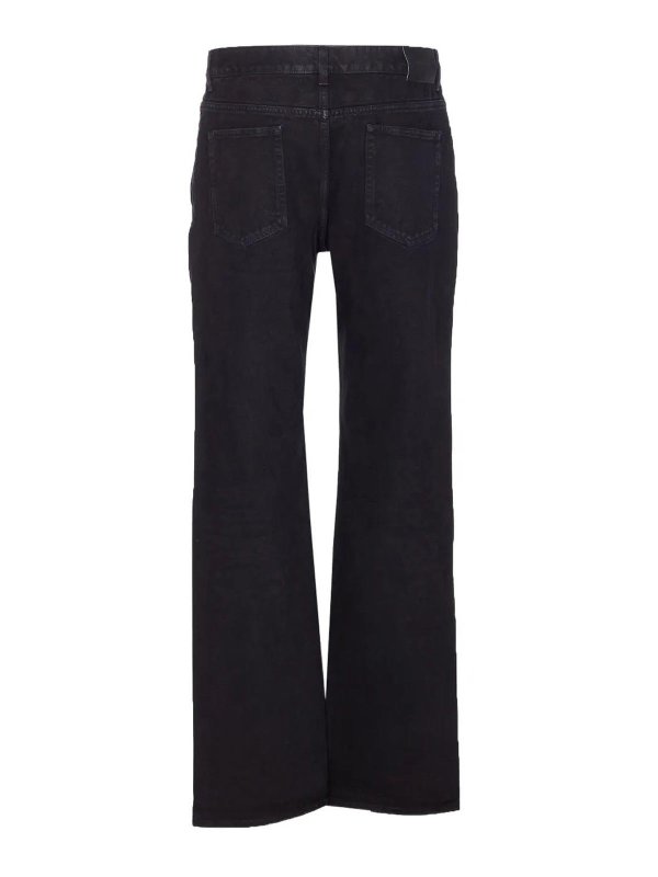 SAINT LAURENT: straight leg jeans online - Loulou Jeans Superghibli Garz