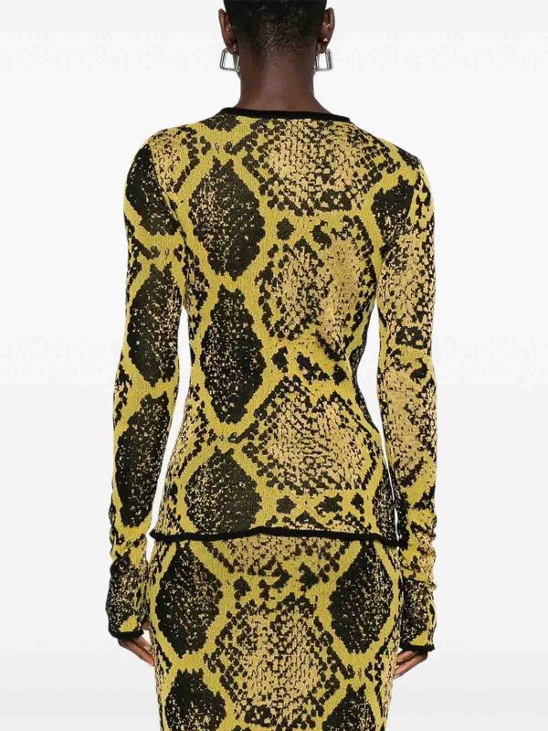 カーディガン - イエロー shop online: The Attico