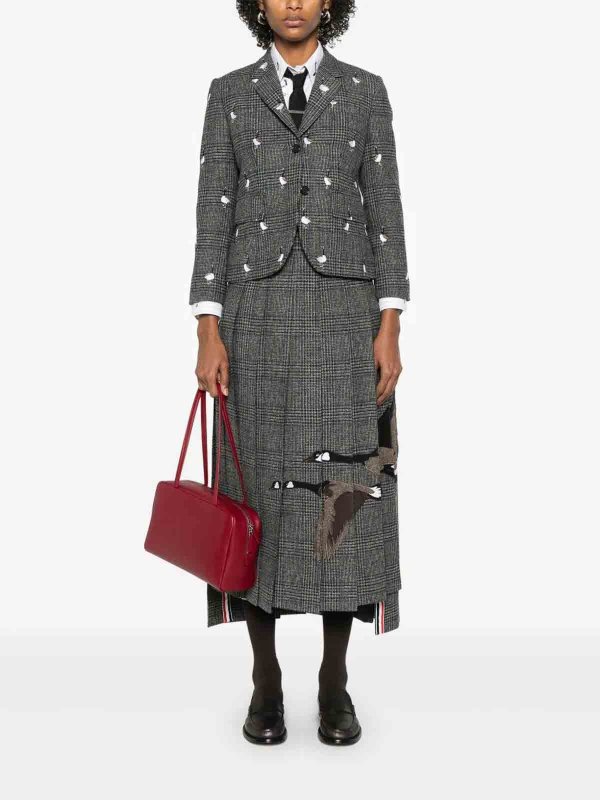 THOM BROWNE: ニーレングスコート online - 膝丈コート - グレー