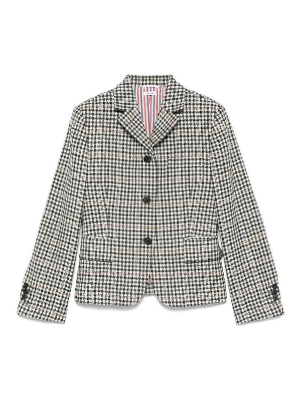 THOM BROWNE: Abrigos semilargos - Abrigo Midi - Blanco