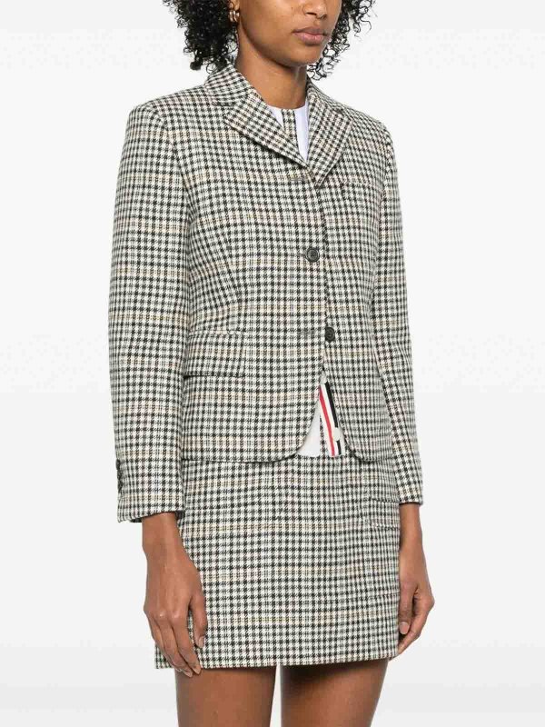 The Best Shops THOM BROWNE: Abrigos semilargos - Abrigo Midi - Blanco