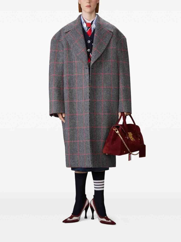 THOM BROWNE: カーディガン online - カーディガン - 赤