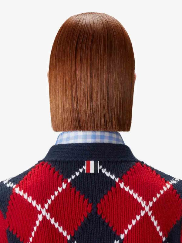 カーディガン - 赤 shop online: THOM BROWNE