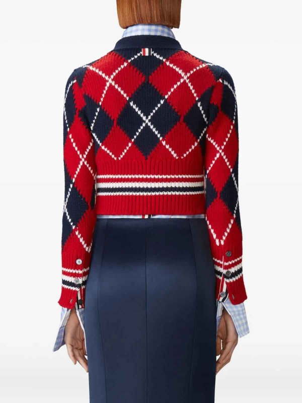 THOM BROWNE buy online カーディガン - 赤