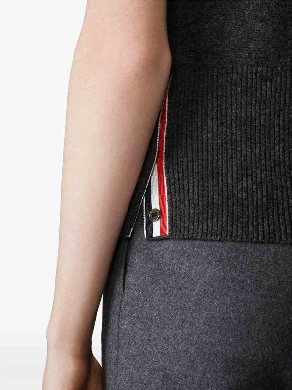 THOM BROWNE buy online ポロシャツ - ダークグレー