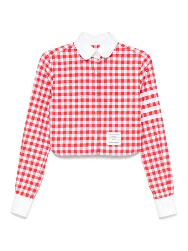 THOM BROWNE: Hemden - Hemd - Rot