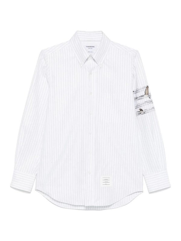 THOM BROWNE: Hemden - Hemd - Grau