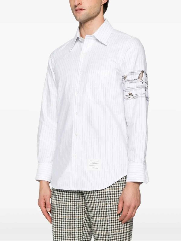 Hemd - Grau shop online: THOM BROWNE