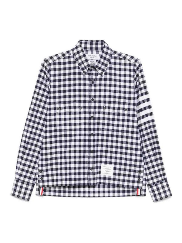 THOM BROWNE: Hemden - Hemd - Dunkelblau
