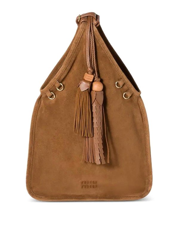 MIU MIU: shoulder bags - Suede Bags