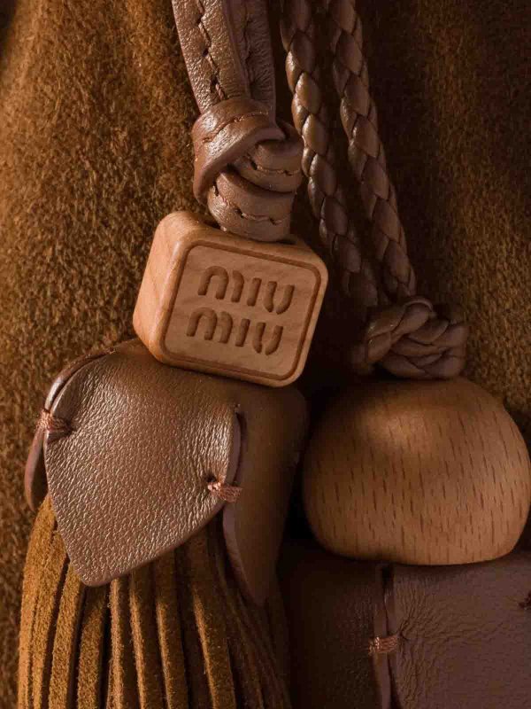 Suede Bags shop online: MIU MIU