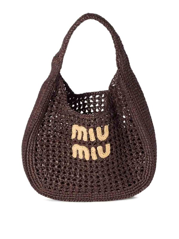 MIU MIU: clutches - Crochet Net Bags