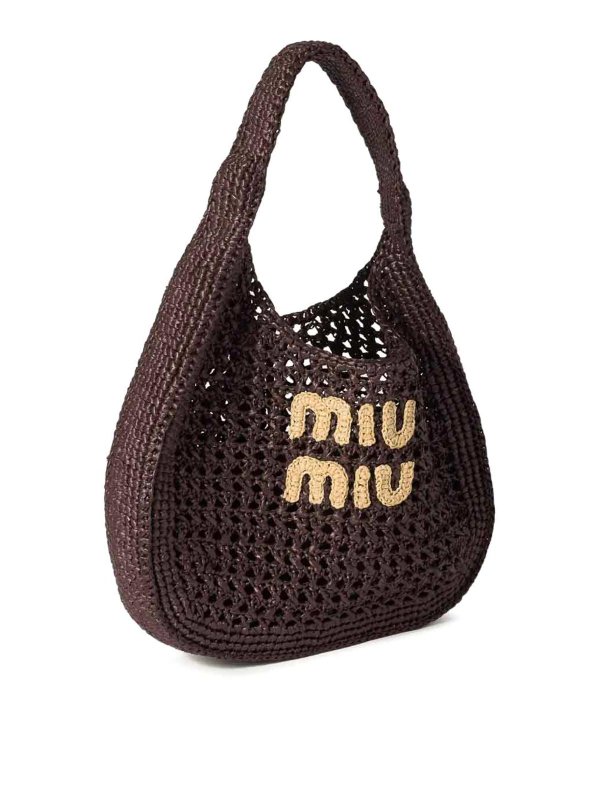 The Best Shops MIU MIU: clutches - Crochet Net Bags