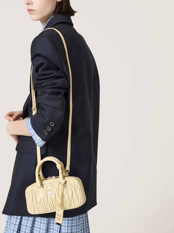 Arcadie Tote Bag shop online: MIU MIU