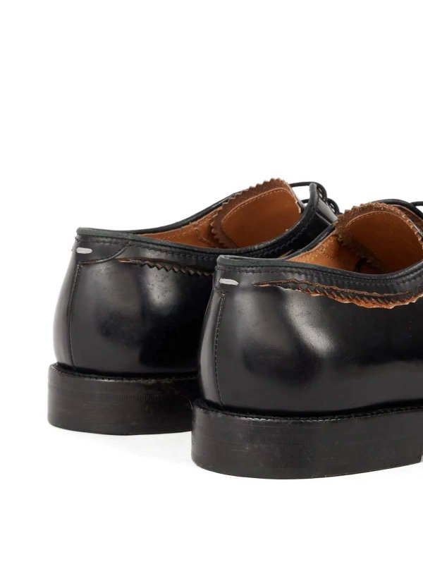 The Best Shops Maison Margiela: レースアップシューズ - 編み上げ靴 - 黒