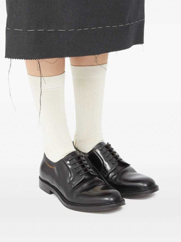 レースアップシューズ shop online 編み上げ靴 - 黒